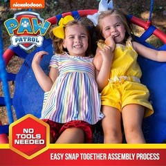 Saucer Tree Swing for Kids – Swing Sets for Backyard, Paw Patrol – 40 Inch