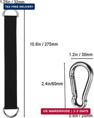 2 PCS Tree Swing Straps Tree Swing Hanging Kit, Fitness Pull Up Hanging Straps S