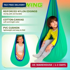 Sensory Swing Stand Frame with Pod Chair and Swing Set Kid Heavy Duty Metal Swin