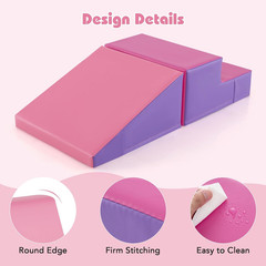 Climbing Toys for Toddlers, Indoor Baby Foam Climbing Blocks Soft Play Set with