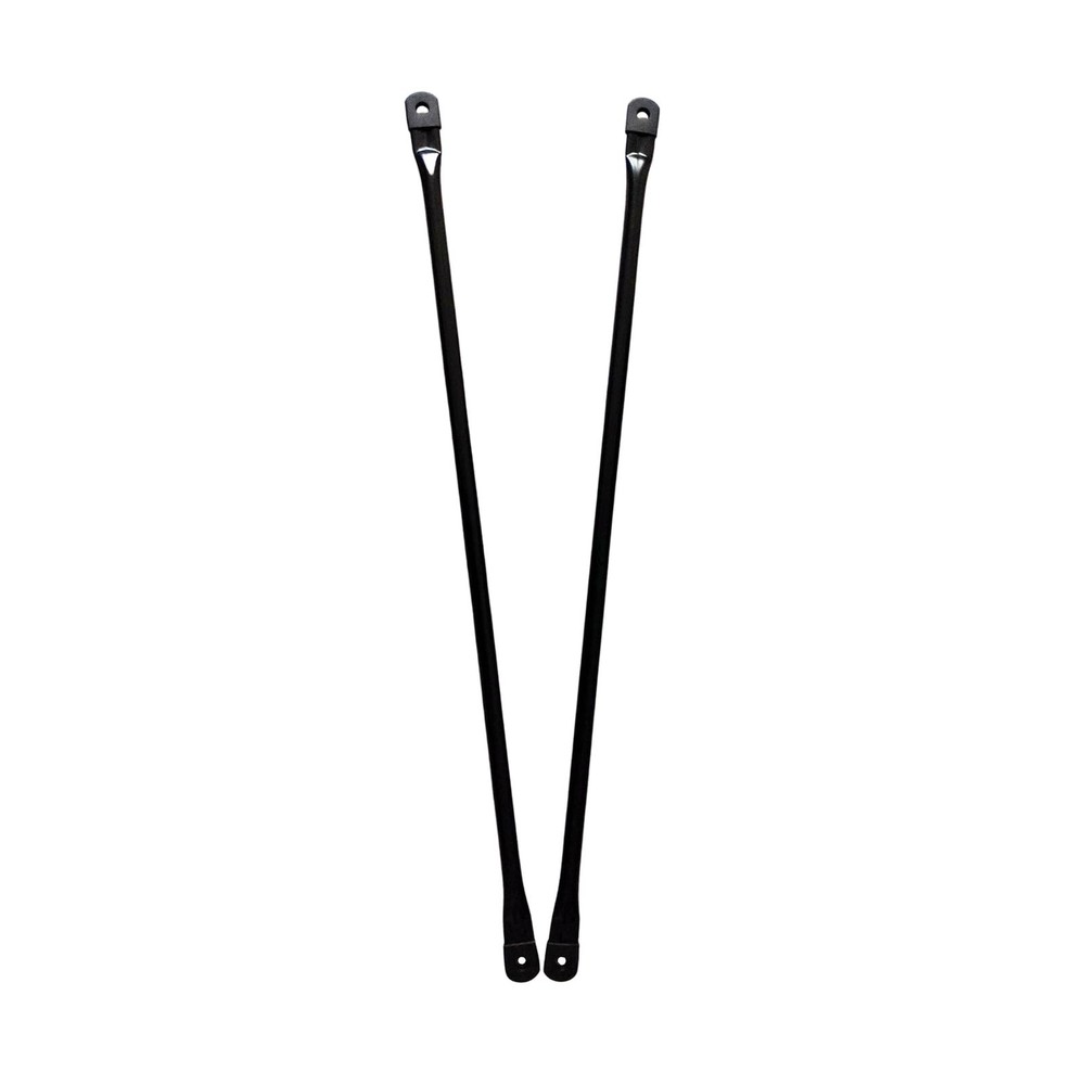 Timyrimy 31.5″/80cm Garden Swing Replacement Rods, Black Metal Round Rods for