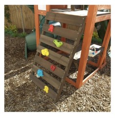 outdoor swing and slide