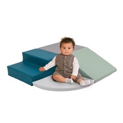 Playtime Essentials 4-Piece First Steps Corner Climber Climbing Foam Block Se…