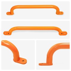 17’’ Orange Playground Handles Indoor Kids Monkey Bars Ladders 2Pcs