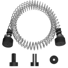 Trsmima Heavy Duty Stainless Steel Zipline Spring Brake Extra Long 6.5