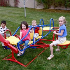 Lifetime Airplane Teeter Totter Ace Flyer 151110 Primary Color Double Play
