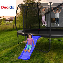 Plastic Trampoline Slide for 8-16FT, Heavy Duty Outdoor Slide for Trampoline, Sa
