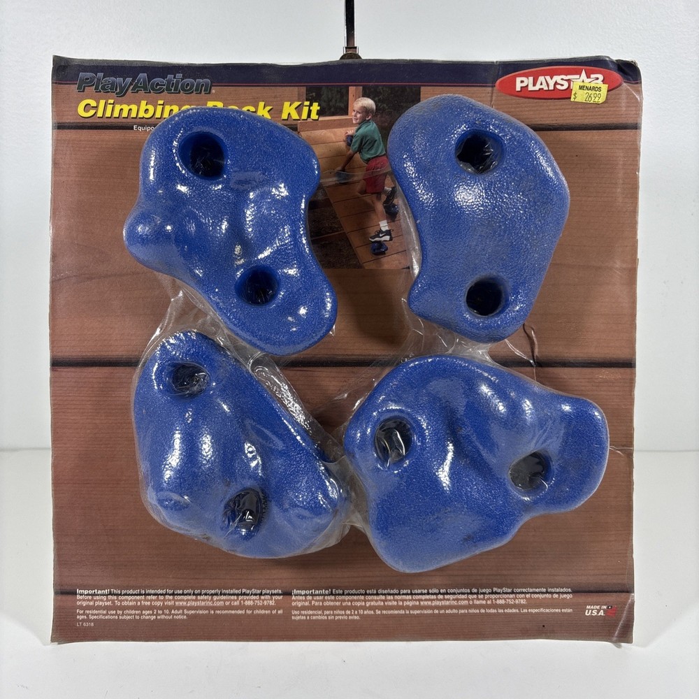 New Play Action PlayStar Large Climbing Rocks 4 Pieces PS 7830