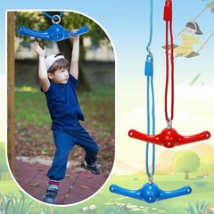 2 Pcs Twister Swing 360° Handle Ninja Accessories Set Adjustable Slackline Attac