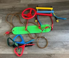NEW Ninja Warrior Obstacle Course for Kids, Quick Buckles Multiple obstacles, up