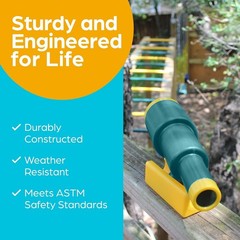 Kids’ Pirate Telescope – Fun Green Attachment for Treehouse, Playset & Swing Set