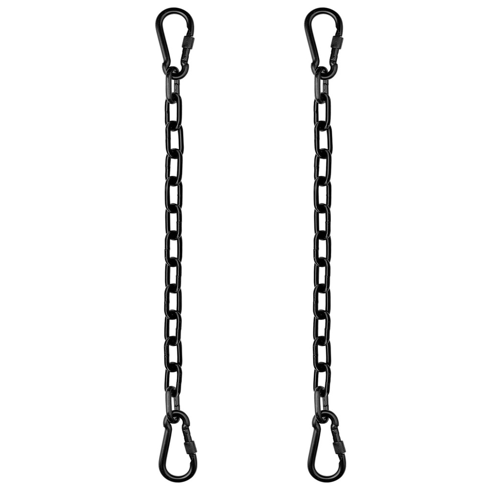 20inch Heavy-Duty Swing Chain Kit with Automatic Locking Buckles, Galvanized …