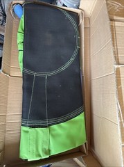 Swinging Monkey Giant 40” Bungee Outdoor Tree Saucer Swing, Green (Open Box)