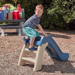 Tobogán infantil para interiores y exteriores, fácil agarre, escalera ancha, NEW