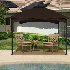 Brown Replacement 2-Tier Canopy for Lowe’s Allen Roth 10×12 Gazebo GF-12S004B-1