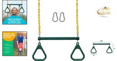 Jungle Gym Kingdom Swing Set Accessories Outdoor Playground Green