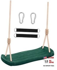 Weatherproof Tree Swing for Kids,Heavy Duty 264LB for Backyard | Green