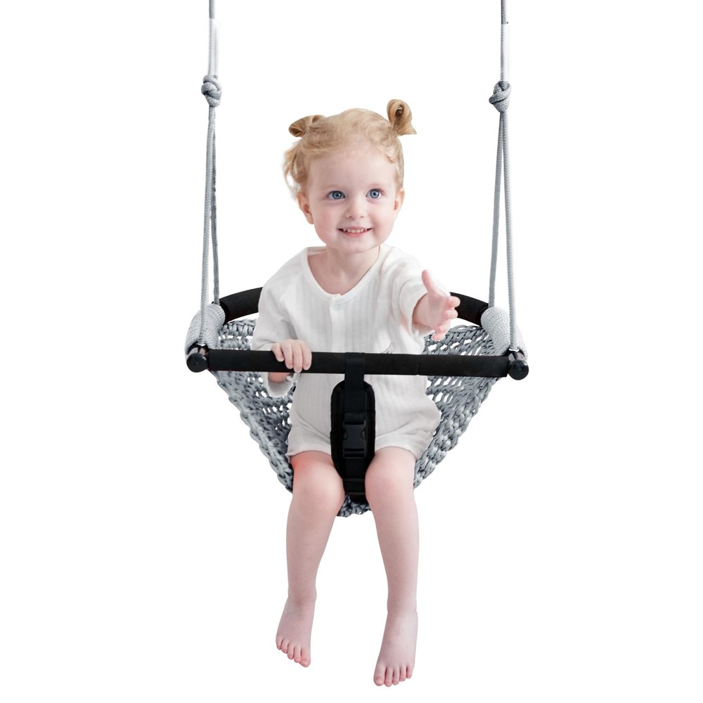 Toddler&2-in-1 Baby Swing – Adjustable Rope Swings Seat for Kids | Indoor & O…