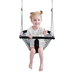 Toddler&2-in-1 Baby Swing – Adjustable Rope Swings Seat for Kids | Indoor & O…