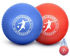 10″ Kickball Set with Carrying Bag – Dodge Balls for Kids & Adults, Outdoor Fun