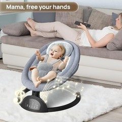 Baby Swings for Infants, Portable Baby Swing for Indoor and Outdoor, Bluetoot…