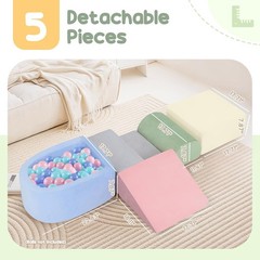 Soft Foam Climbing Blocks for Toddler Kid Baby Climbing Toys Block with Ball Pit