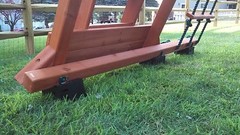 Backyard Discovery swingset use level Dry Starter Set for straight Leg units