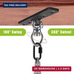 Dolibest Heavy Duty Swing Hanger, Swing Set Accessorie with Carabiner for Indoor