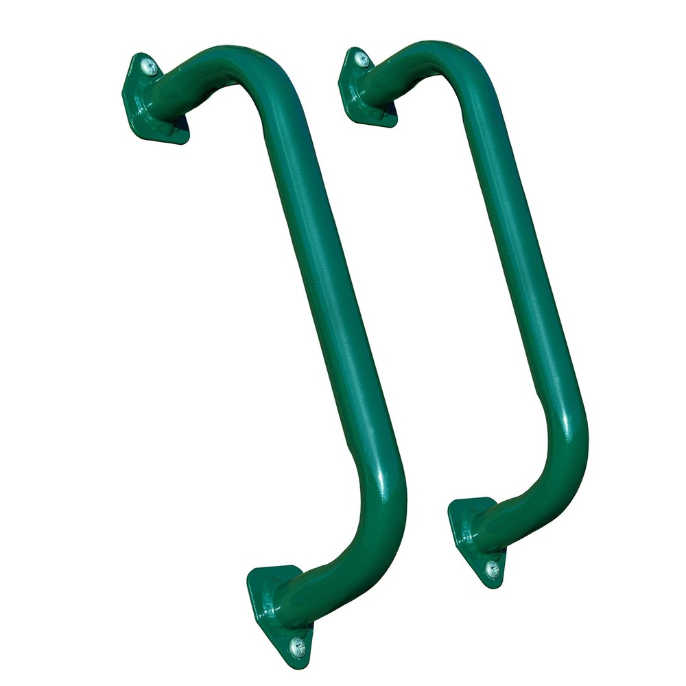 08-0001-Pair Safety Handles for Swing Set and Playhouse Pair of 16″ Metal Han…