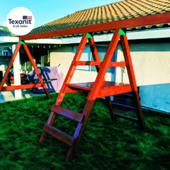 EZ Frame Wooden Swing Accessories, A-Frame Bracket for Swing Set Swing Beam, Swi