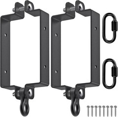 Heavy Duty Swing Hangers, 800lb Capacity Swing Set Accessories for 4×6 Wood B…
