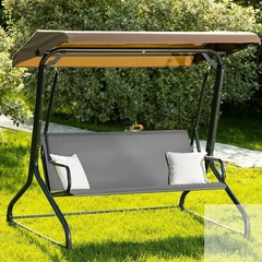 Outdoor Porch Patio Swing Seat Cover, 600D Thickened Oxford Waterproof Swing