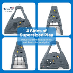 Skyward Summit for Kids, Climbing Wall Playset for Toddlers, Ages 4 –8 Years Old