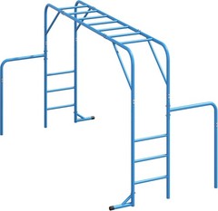 HOWMOW Monkey Bars for Backyard with Tumble Bars Stand Alone Climbing Frame Kid