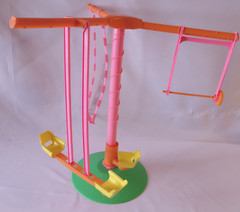 Vintage Mattel Barbie 1971 Skipper Swing-A-Rounder Gym HTF Rare Complete