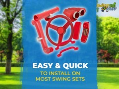 SWING SET STUFF DELUXE ACCESSORIES KIT RED park accessory playground parts 0245