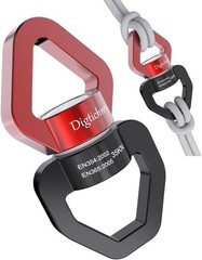 35KN Swing Swivel, Spinner for Indoor Outdoor Swings, Black Red | For hanging…