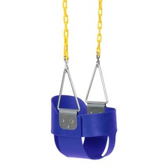 Heavy-Duty High Back Full Bucket Toddler Swing Seat | Coated Chains Fully Ass…