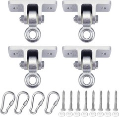 Sturdy Swing Hangers – 4 Pack for Wooden Sets Indoor Outdoor