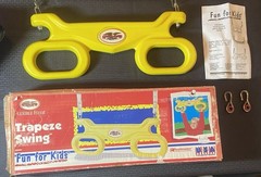 Vintage 1994 Flexible Flyer Trapeze Swing In Box Back Yard Swing Set Accessory