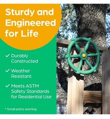 Playground Accessories Pirate Ship Wheel for Kids Outdoor Playhouse
