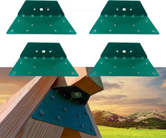 4 Pcs EZ Frame Wooden Swing Accessories, A-Frame Bracket for Set Beam, Fitting,