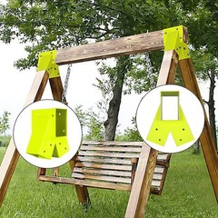 2 Swing Set Brackets A-Frame with All Mounting Hardware