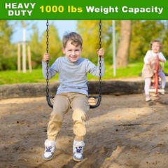 2 Pack 40 Inch Hanging Swing Chain with 4 Carabiners, 1000LB Capacity Plastic…