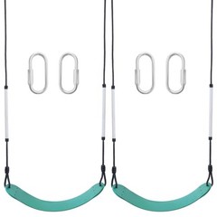 2 Pack Swing Sets, Heavy Duty Tree Swing Seat ，Support 330lb，Suitable for