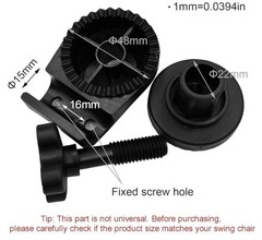 2 Pcs Garden Swing Plastic Fittings – Porch Patio Swing Frame Parts to Attach.