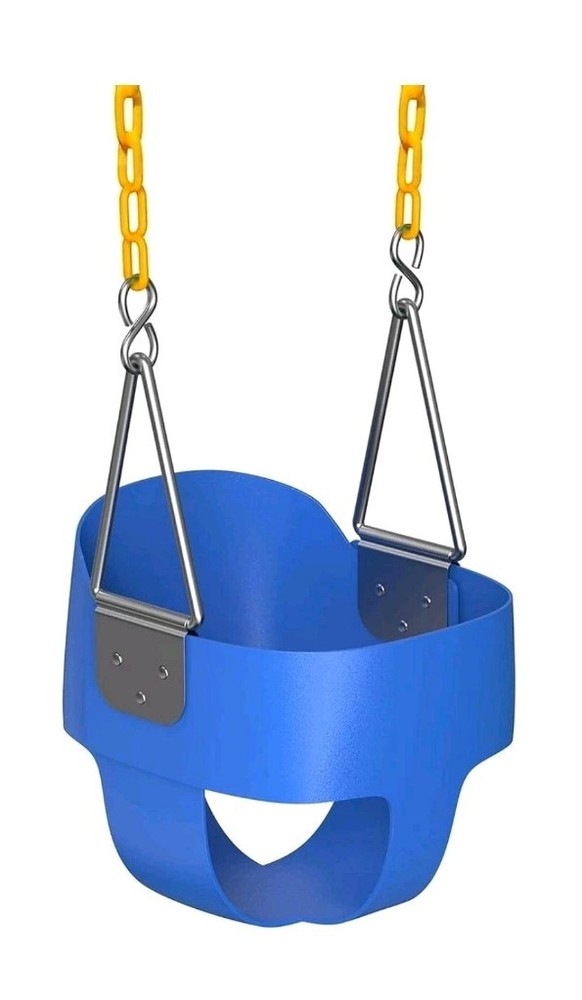 *NEW* Jungle Gym Kingdom Full Bucket Swing Toddler Blue