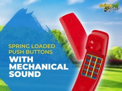 SWING SET STUFF TELEPHONE RED playground playset accessory fort kids toy 0007