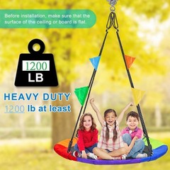 Stainless Steel Heavy Duty Swing Hanger 180°+360° Ceiling Mount for Yoga, Ham…