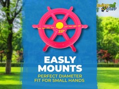 SWING SET STUFF INC. SHIPS WHEEL PINK toy boy girl fun outdoor playground 0230